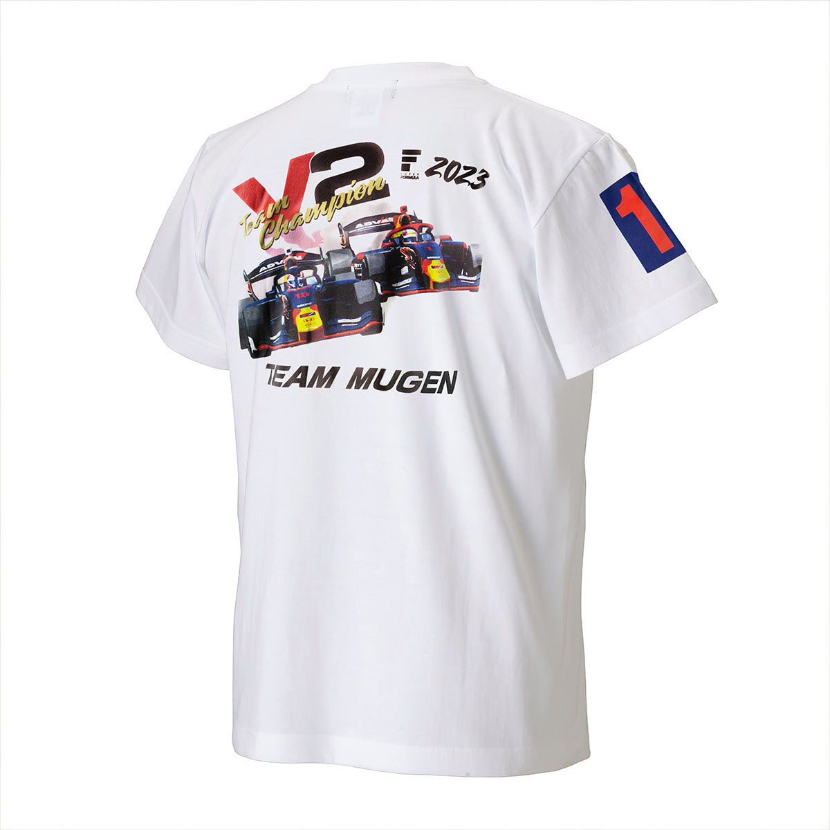 MUGEN TEAM MUGEN 23 CHAMPION T-SHIRT WHITE LARGE FOR  90000-XYM-604C-W4