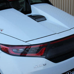 RESULT JAPAN CARBON ENGINE HOOD DUCT COVER URETHANE CLEAR COAT FOR HONDA S660 JW5