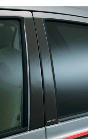 NISMO Carbon Pillar Garnish  For March K12  99993-RNK20