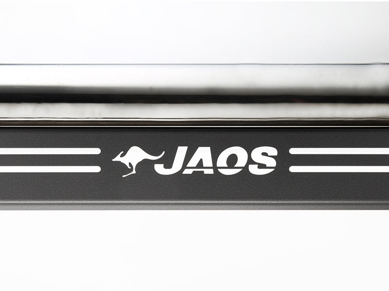 JAOS FRONT SKID BAR POLISH BLACK STANDARD TYPE 3 ~ FOR TOYOTA HIACE 200 B150203B