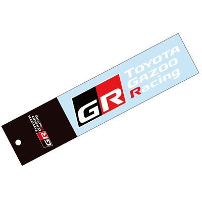 GAZOO RACING CUTTING STICKER B WHITE GR17A029