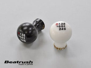 LAILE BEATRUSH JURACON GEAR KNOB TYPE BR M12x1 25P WHITE For 86 ZN6 BRZ ZN6 A91212W-BR