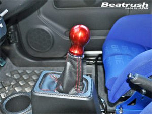 LAILE BEATRUSH ALU GEAR KNOB TYPE B CORD SILVER For ALTO WORKS HA36S A98504AS-B