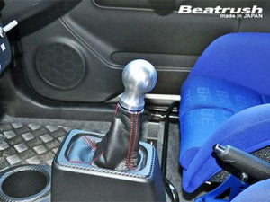 LAILE BEATRUSH ALU GEAR KNOB TYPE B CORD SILVER For ALTO WORKS HA36S A98504AS-B