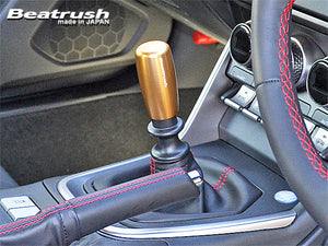 LAILE BEATRUSH Alu SHIFT KNOB TYPE-EBR M12x1.25P SILVER FOR SUBARU BRZ ZD8  A9ZD8MAS-EBR