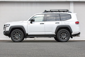 JAOS FENDER GARNISH TYPE-X MATTE BLACK FOR LAND CRUISER 300 SERIES GRSPORT B135052MB