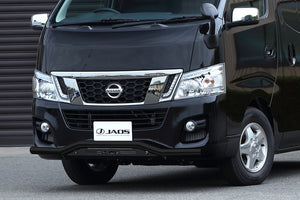 JAOS FRONT SKID BAR BLACK BLACK STANDARD FOR NISSAN NV350 CARAVAN B150482D