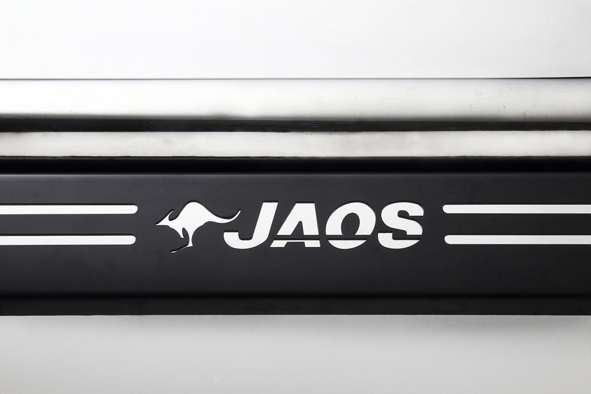 JAOS FRONT SKID BAR POLISH BLACK FOR SUZUKI ESCUDO TD4 B150504B