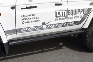 JAOS SIDE STEP BLACK BUN (GRJ76, HZJ76) 99 FOR TOYOTA LAND CRUISER 70 B172241ABK