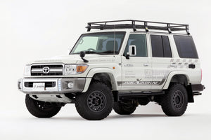 JAOS SIDE STEP BLACK BUN (GRJ76, HZJ76) 99 FOR TOYOTA LAND CRUISER 70 B172241ABK