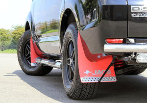 JAOS MUDGUARD III FRONT SET RED FOR MITSUBISHI DELICA D:5 B621304F