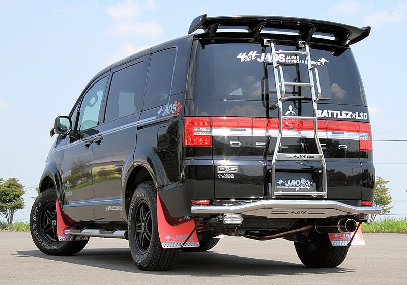 JAOS MUDGUARD III FRONT SET RED FOR MITSUBISHI DELICA D:5 B621304F