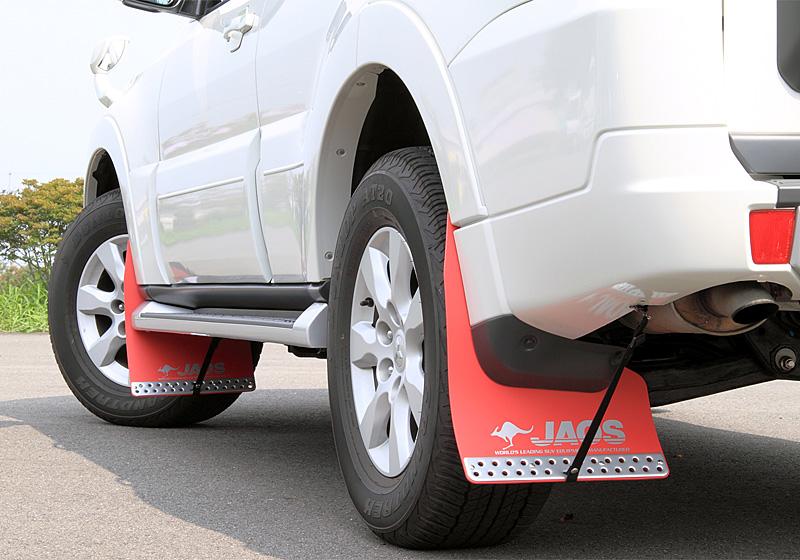 JAOS MUDGUARD III FRONT SET RED FOR MITSUBISHI PAJERO V60 70 B621327F