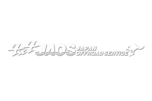JAOS RACING LETTER WHITE STICKER B654003