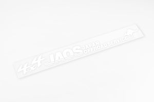JAOS RACING LETTER WHITE STICKER B654003