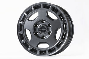 JAOS ASTELLA CM-04 17x6.5 48 6H139.7 DEEP GUN METALLIC WHEEL FOR TOYOTA HIACE 200 B879765DG