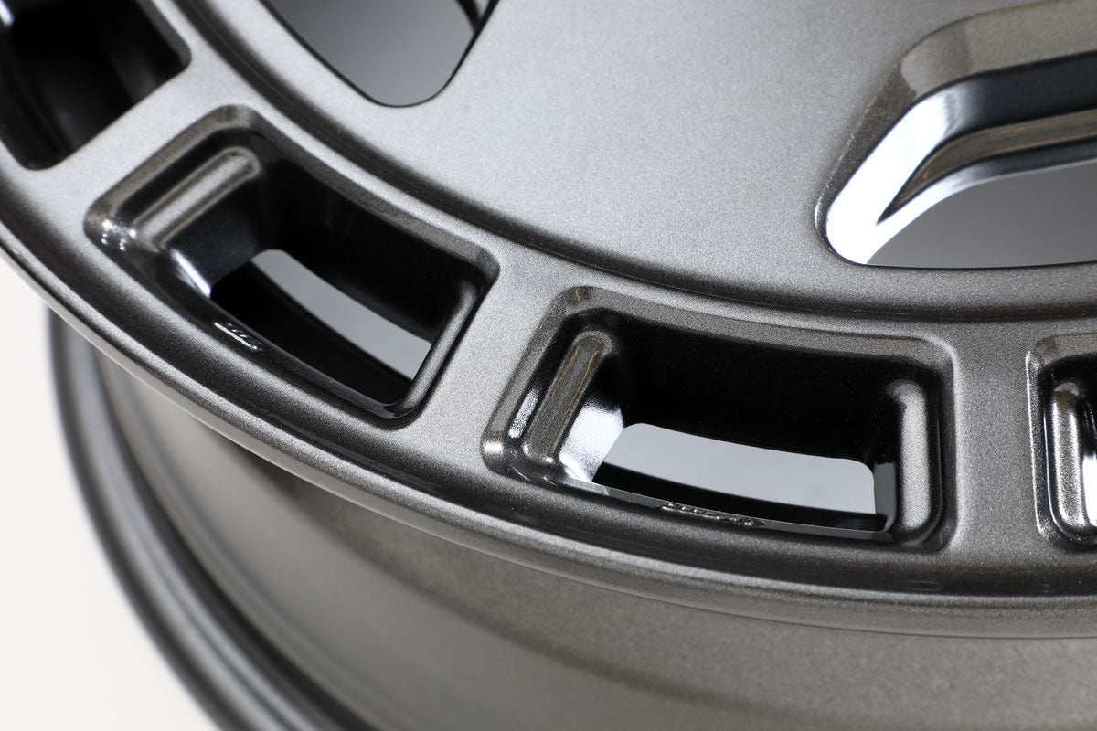 JAOS ASTELLA CM-04 17x6.5 48 6H139.7 DEEP GUN METALLIC WHEEL FOR NISSAN NV350 CARAVAN B879765DG