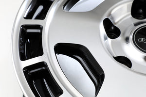 JAOS ASTELLA CM-04 17x6.5 48 6H139.7 BLACK POLISH WHEEL FOR TOYOTA HIACE 200 B879765PB