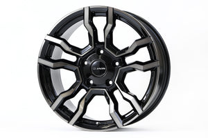 JAOS BACCHUS CM-11 120X9.5J 53 5H150.0 SMOKE POLISH BLACK WHEEL FOR LEXUS LX600 2010-2021 B881095SPB