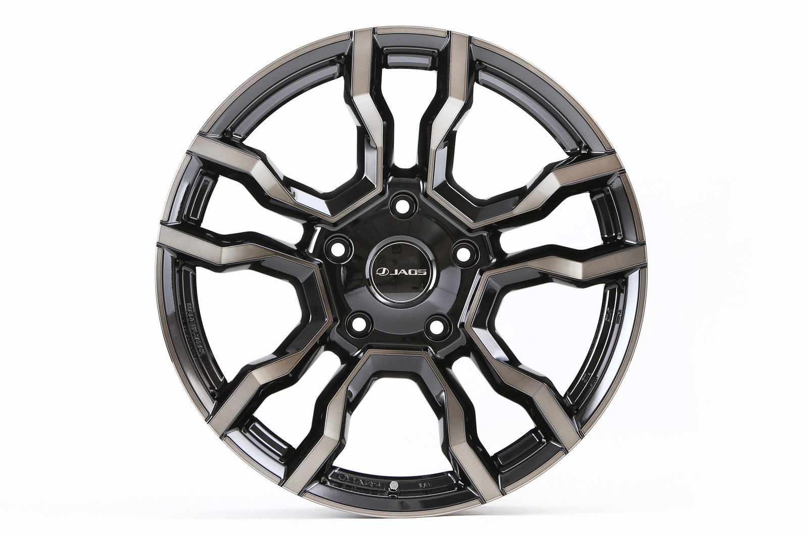 JAOS BACCHUS CM-11 120X9.5J 53 5H150.0 SMOKE POLISH BLACK WHEEL FOR TOYOTA LAND CRUISER 200 B881095SPB