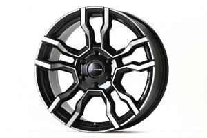 JAOS BACCHUS CM-1 120x8.5 18 6H139.7 SMOKE POLISH BLACK WHEEL FOR FJ CRUISER 07-09 B882086SPB