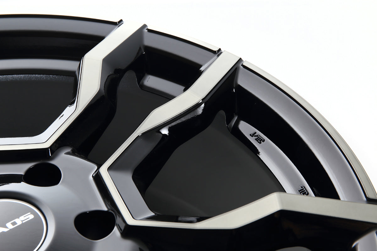 JAOS BACCHUS CM-1 120x8.5 18 6H139.7 SMOKE POLISH BLACK WHEEL FOR TOYOTA LAND CRUISER PRADO 150 B882086SPB