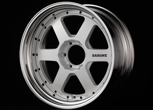 FABULOUS BARONE RS-6 2PC 20X9.5 20 6x139.7 HUB 112 AZUR WHITE PEARL FABULOUS-00001