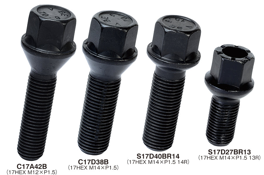 KYO-EI 17HEX 60 DEG TAPER SEAT (BLACK) M14xP1.25 C17F38B