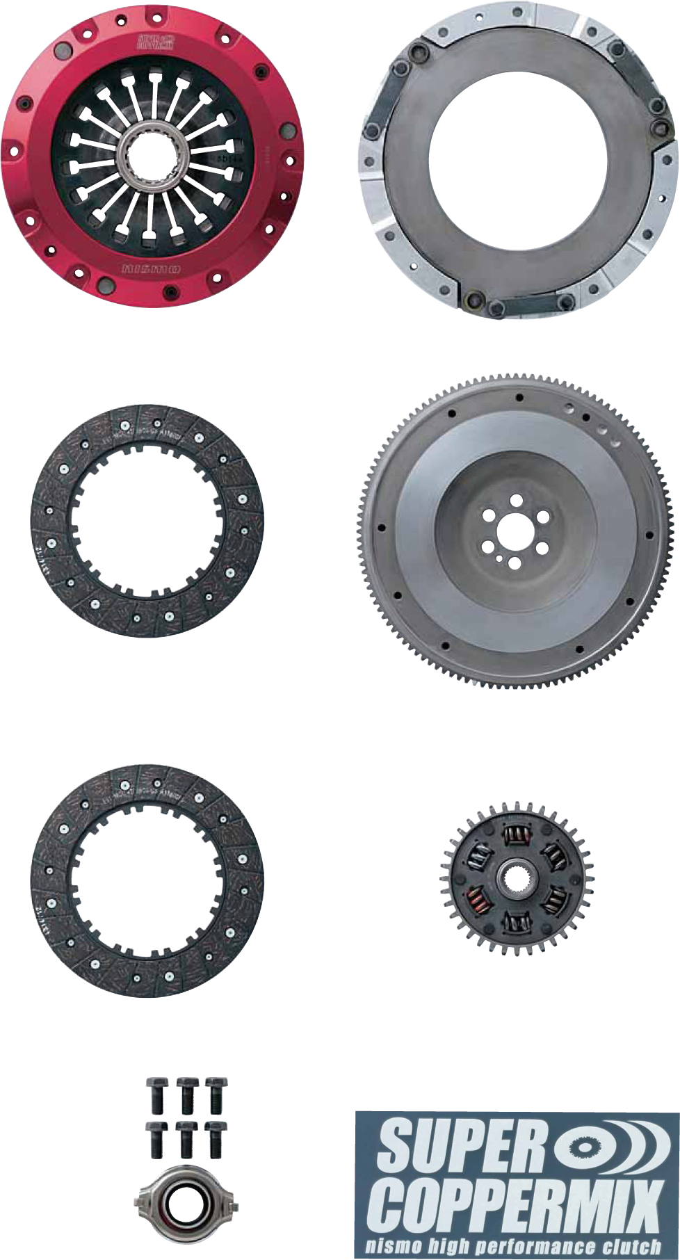 NISMO SUPER COPPERMIX TWIN COMPETITION CLUTCH  For Skyline R34 RB25DET 3002B-RR598-C