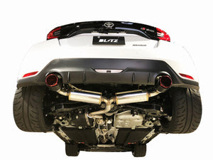 BLITZ NUR-SPEC CUSTOM EDITION STYLED EXHAUST CARBON For TOYOTA GR YARIS GXPA16 63196C