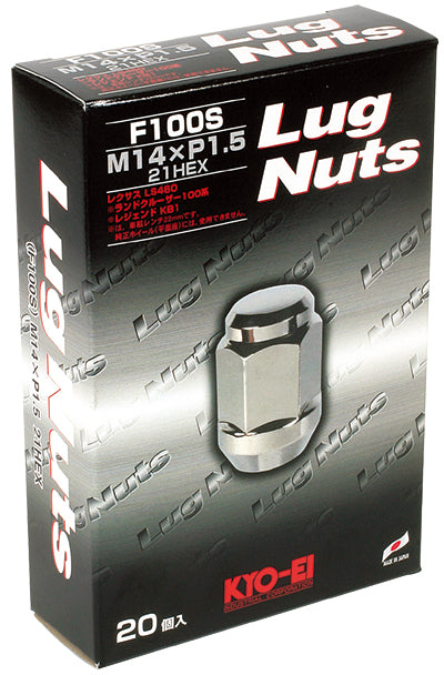 KYO-EI LUG NUT 20PCS (M14xP1.5) F100S-20P
