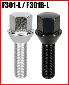 KYO-EI LUG BOLT FOR IMPORT CAR M12xP1.5 (BLACK) F301B-L