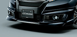 MUGEN Front Under Spoiler Crystal Black Pearl  For ODYSSEY RC1 RC2 RC4 71110-XMLB-K0S0-CB