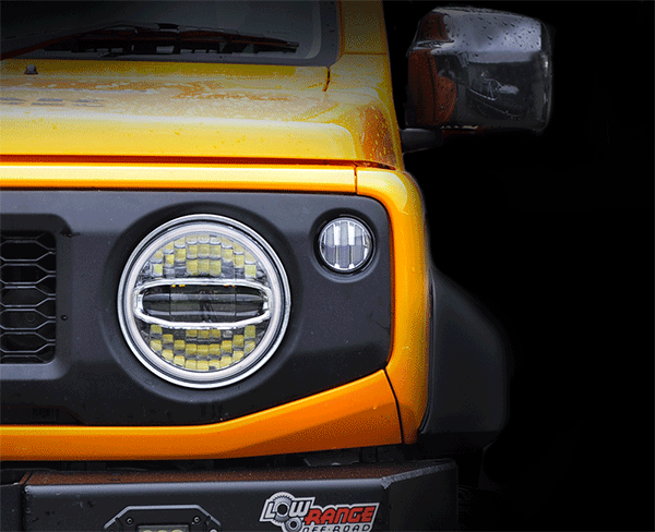 CRYSTAL EYE FIBER LED FRONT SEQUENTIAL TURN SIGNAL AMBER FOR SUZUKI JIMNY JB64 JB74 J252-AM