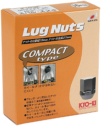 KYO-EI LUG NUT COMPACT TYPE 16PCS M12xP1.25 K103K-16P