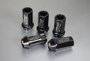 KYO-EI KICS RACING NUT LOCK & 17HEX NUT SET M12XP1.5 FOR  KRN1BK
