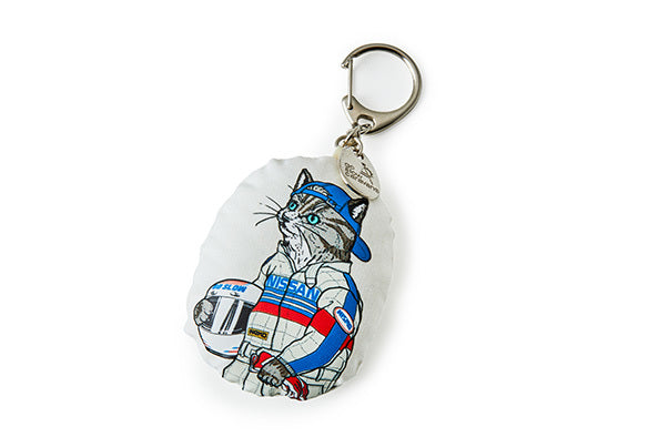 NISMO NISSAN×GO SLOW CARAVAN NISMO RACING DRIVER CAT KEYCHAIN NOS2298