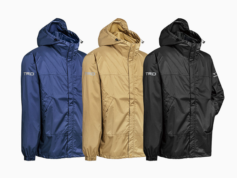 TRD TRD x MIZUNO BERGTECH AQUABLOCK RAIN JACKET NAVY FOR  MS043-00041 - Black Hawk Japan