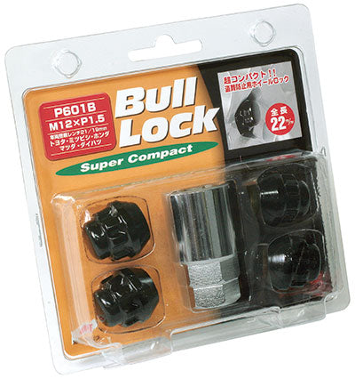 KYO-EI SUPER COMPACT LOCK NUTS M12xP1.5 BLACK P601B - Black Hawk Japan
