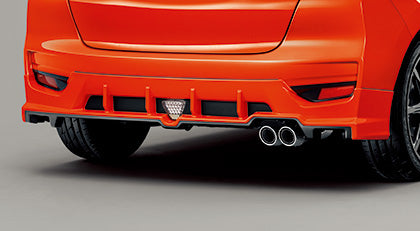 MUGEN Rear Under Spoiler Crystal Black Pearl  For FIT JAZZ GK3 GK4 GK5 GK6 GP5 GP6 84111-XMKB-K0S0-CB