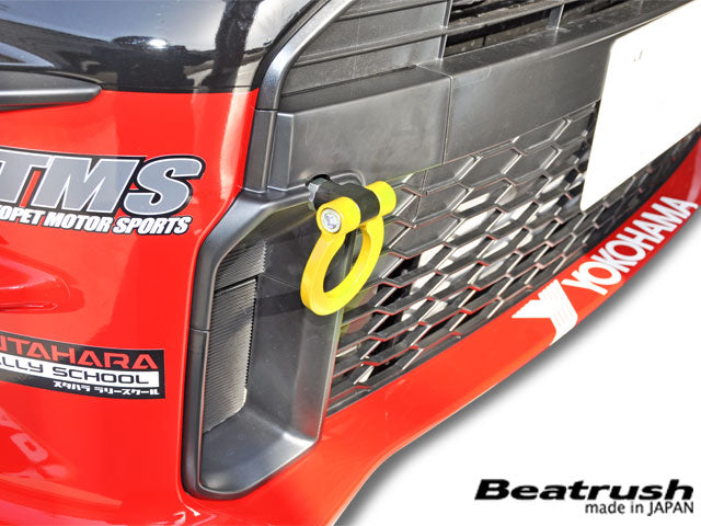 LAILE BEATRUSH FRONT TOW HOOK YELLOW For TOYOTA GR YARIS GXPA16 S101020TF-FS