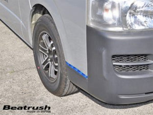 LAILE BEATRUSH DOOR STEP PLATE SILVER For TOYOTA HIACE VAN TRH200V S101800SPS