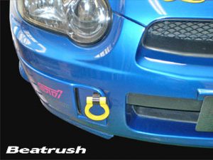 LAILE BEATRUSH FRONT TOW HOOK YELLOW For SUBARU IMPREZA WRX GDB GDA S106016TF-FS