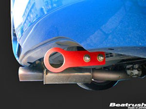 LAILE BEATRUSH REAR TOW HOOK RED For SUBARU IMPREZA WRX GDB GDA S106016TF-RA - Black Hawk Japan