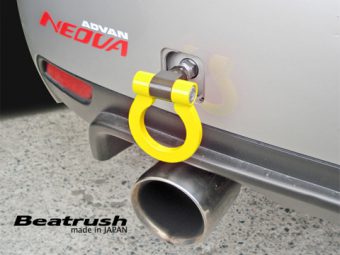 LAILE BEATRUSH REAR TOW HOOK YELLOW For SUBARU IMPREZA WRX STi GRB GVB S106020TF-RS