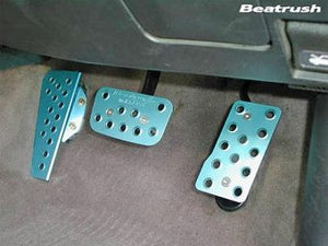LAILE BEATRUSH FOOT PEDAL SET SILVER For SUBARU LEGACY BH5 S46102PS-AS