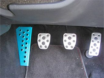 LAILE BEATRUSH DRIVER'S FOOTREST BLUE For SUBARU IMPREZA WRX STi GRB GVB S46020DR