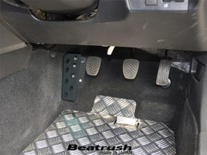 LAILE BEATRUSH DRIVER'S FOOTREST SILVER For TOYOTA 86 ZN6 SUBARU BRZ ZC6 S46400DRS