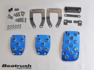 LAILE BEATRUSH PEDAL SET BLACK FOR SUBARU BRZ ZD8  S46400PS-AK