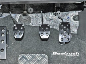 LAILE BEATRUSH FOOT PEDAL SET BLACK For TOYOTA 86 ZN6 SUBARU BRZ ZC6 S46400PS-AK